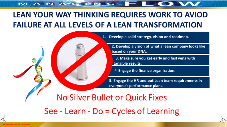 How to Avoid Catastrophic Failures in Lean Improvement Journey